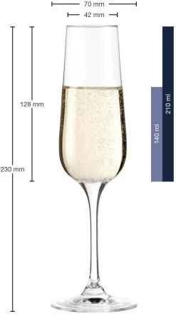 Leonardo Champagneglazen Tivoli - 210 Ml - 6 Stuks -Keukenbenodigdheden Winkel 020962 2 K 3000x