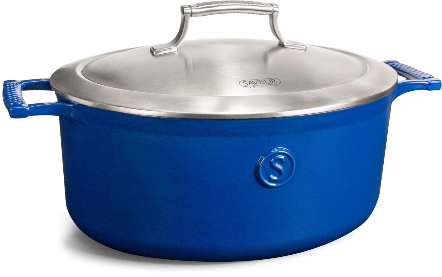 Saveur Selects Braadpan Ovaal Voyage - Classic Blue - ø 30 Cm - Geëmailleerde Anti-aanbaklaag 1 Saveur Selects Braadpan Ovaal Voyage - Classic Blue - ø 30 Cm - Geëmailleerde Anti-aanbaklaag