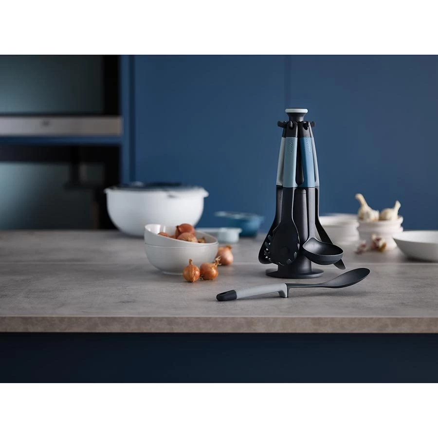 Joseph Joseph Carrousel Met 6 Spatels - Sky Elevate - Blauw 2 Joseph Joseph Carrousel Met 6 Spatels - Sky Elevate - Blauw - Afbeelding 2