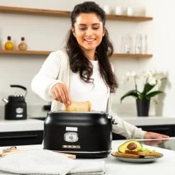 Westinghouse Retro Waterkoker + Broodrooster 2 Sleuven - Zwart -Keukenbenodigdheden Winkel 1200x1200 148