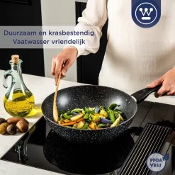 Westinghouse Pannenset Black Marble (Grillpan 28 Cm + Wokpan ø 30 Cm) - Inductie En Alle Andere Warmtebronnen -Keukenbenodigdheden Winkel 1200x1200 78