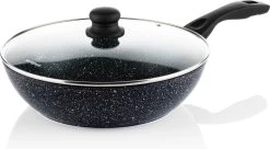 Westinghouse Pannenset Black Marble (Grillpan 28 Cm + Wokpan ø 30 Cm) - Inductie En Alle Andere Warmtebronnen -Keukenbenodigdheden Winkel 1200x661 1