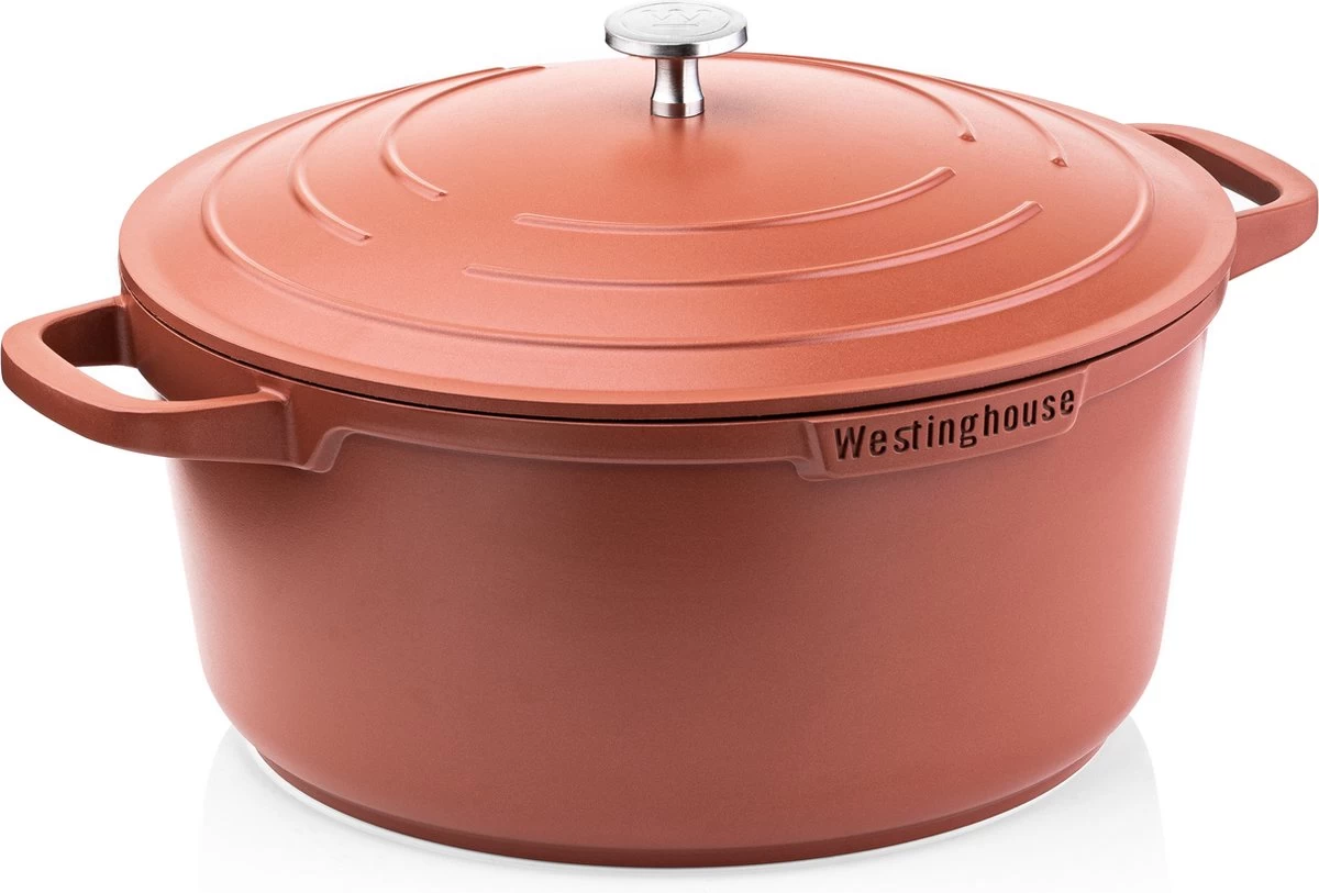 Westinghouse Pannenset Performance (Braadpan + Hapjespan) ø 28 Cm - Rood - Inductie En Alle Andere Warmtebronnen 6 Westinghouse Pannenset Performance (Braadpan + Hapjespan) ø 28 Cm - Rood - Inductie En Alle Andere Warmtebronnen - Afbeelding 6