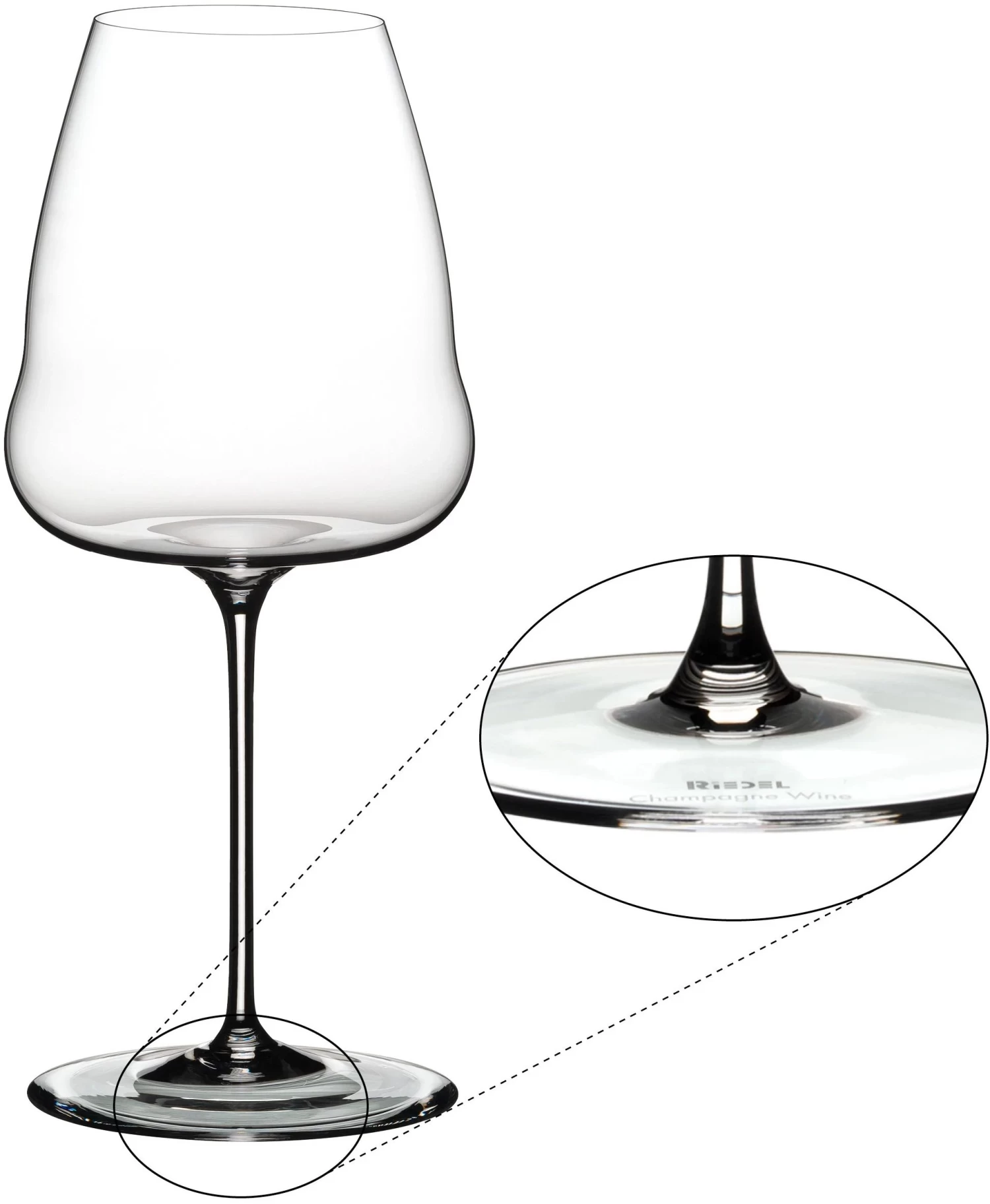 Riedel Champagneglas Winewings 2 Riedel Champagneglas Winewings - Afbeelding 2