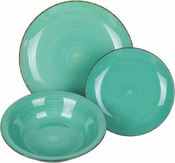 Villa D'Este Serviesset Baita - Greenery - 12-delig / 4 Personen -Keukenbenodigdheden Winkel 2191636 a