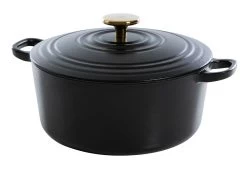 BK Braadpan Bourgogne - Pitch Black - ø 24 Cm / 4.2 Liter
