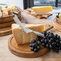 Boska Kaasmes Hollands Monaco+ 7 Boska Kaasmes Hollands Monaco+ -Keukenbenodigdheden Winkel 307106 320091 Hollands Kaasmes Monaco Nr.8 Serveerplank Friends Rond M 2 Pasen 2023