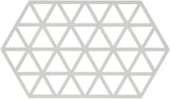 Zone Denmark Pannenonderzetter Triangles - Warm Grey - 24 X 14 Cm