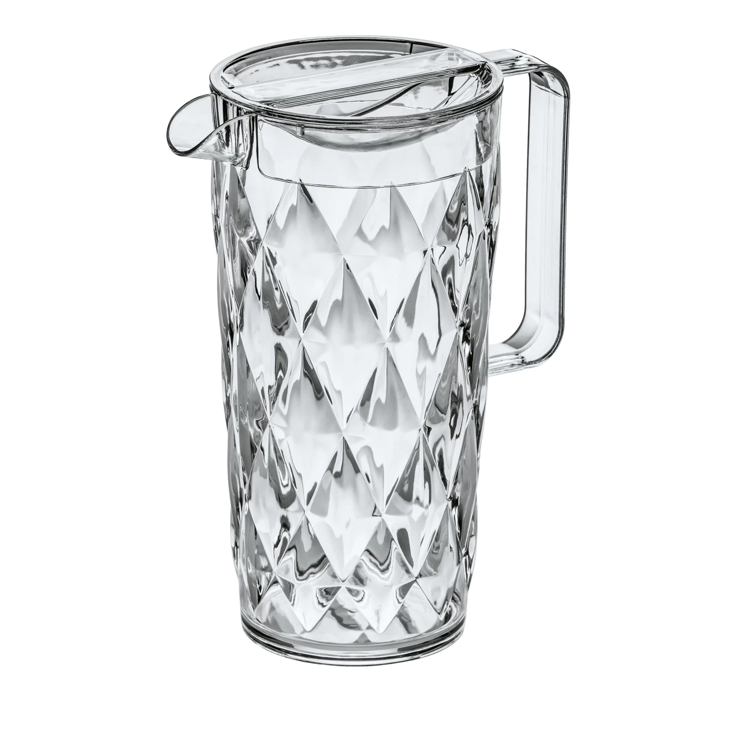 Koziol Schenkkan / Karaf - Onbreekbaar Superglas - Crystal 1.6 Liter Met 4 Waterglazen - 250 Ml 2 Koziol Schenkkan / Karaf - Onbreekbaar Superglas - Crystal 1.6 Liter Met 4 Waterglazen - 250 Ml - Afbeelding 2