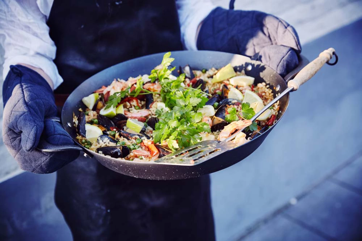 BK Paella Pan Black Steel - ø 38 Cm 3 BK Paella Pan Black Steel - ø 38 Cm - Afbeelding 3