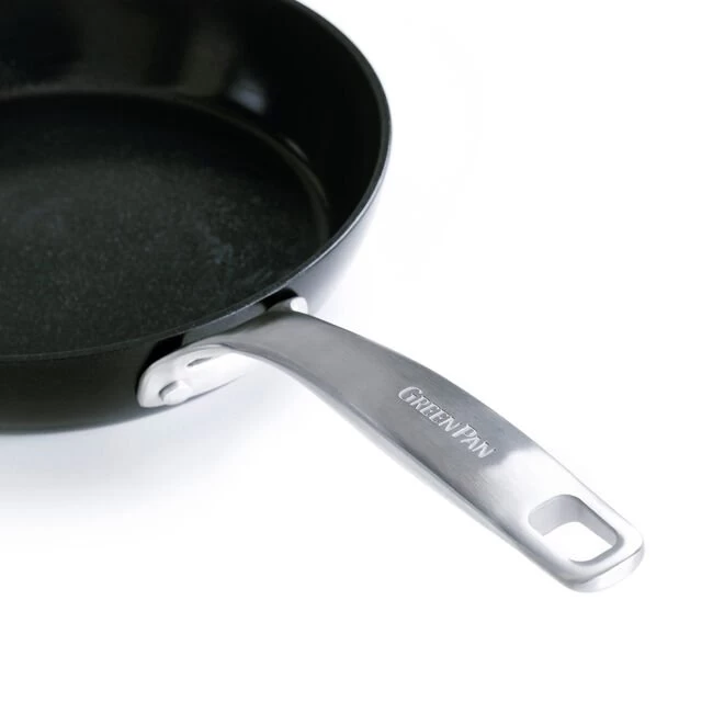 GreenPan Koekenpannenset Copenhagen - Zwart - ø 20 En 28 Cm - Keramische Anti-aanbaklaag 2 GreenPan Koekenpannenset Copenhagen - Zwart - ø 20 En 28 Cm - Keramische Anti-aanbaklaag - Afbeelding 2