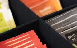 Sakura Tea Theedoos - Wit - 6-vaks - Met Fluweel - 43 X 9 Cm -Keukenbenodigdheden Winkel 4 detail 6 en 9 4