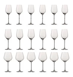 Schott Zwiesel Wijnglazen Fortissimo - Set 18 Delig - Witte En Rode Wijnglazen & Gin Tonic Glazen -Keukenbenodigdheden Winkel 4001836085601 schott zwiesel fortissimo detail