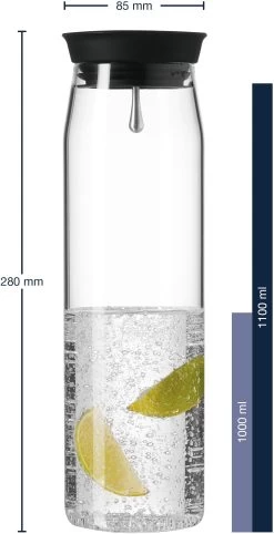 Leonardo Karaf - Met Fruitspies - 1.1 Liter 7 Leonardo Karaf - Met Fruitspies - 1.1 Liter -Keukenbenodigdheden Winkel 4002541508485 01
