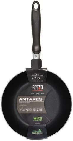 Resto Kitchenware Wokpan Antares - ø 24 Cm - Standaard Anti-aanbaklaag 12 Resto Kitchenware Wokpan Antares - ø 24 Cm - Standaard Anti-aanbaklaag -Keukenbenodigdheden Winkel 4260709010120 3