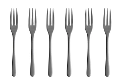 Sambonet Gebaksvorkjes Taste Zwart 6 Stuks