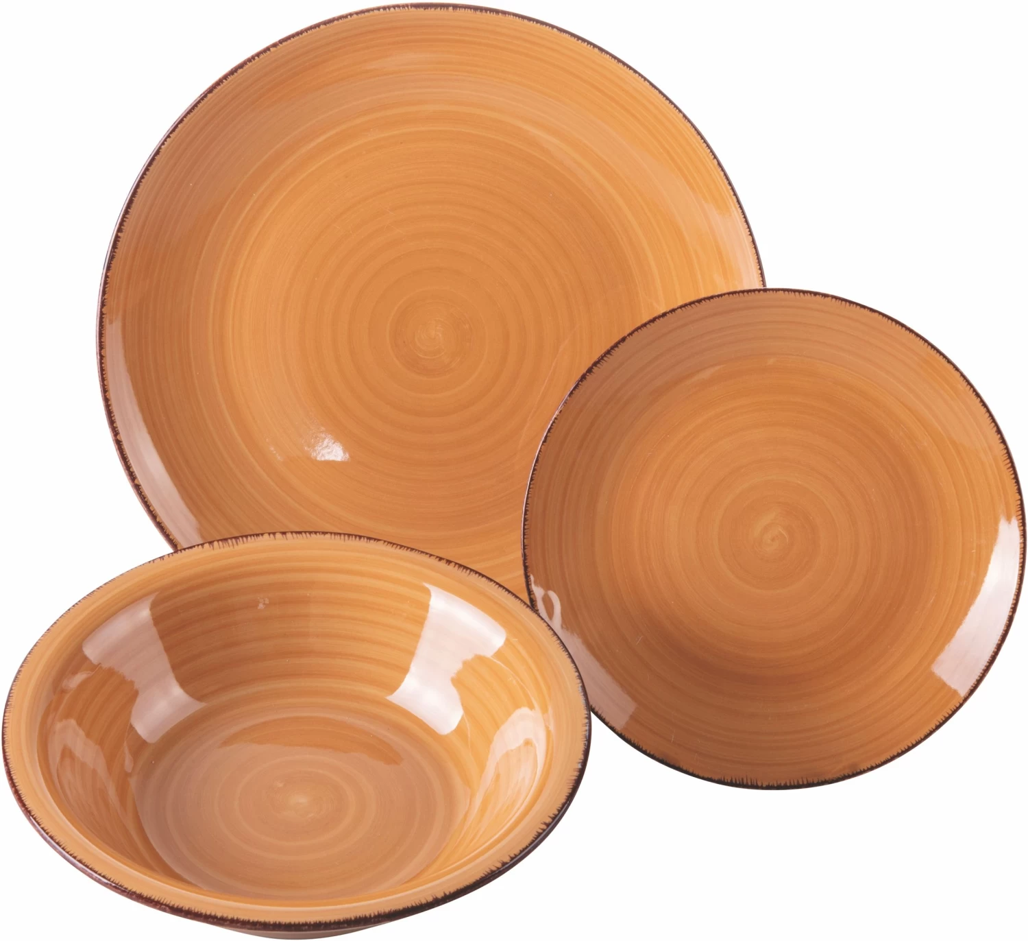 Villa D'Este Serviesset Baita - Chocolate - 18-delig / 6 Personen 4 Villa D'Este Serviesset Baita - Chocolate - 18-delig / 6 Personen - Afbeelding 4