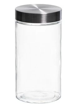 Sareva Voorraadpot - Glas / RVS Deksel - ø 11.5 Cm / 1.7 Liter -Keukenbenodigdheden Winkel 7061111122299 2