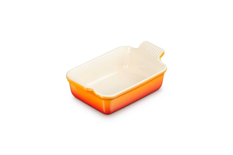 Le Creuset Ovenschaal Heritage - Oranjerood - 19 X 14 Cm / 1.1 Liter 2 Le Creuset Ovenschaal Heritage - Oranjerood - 19 X 14 Cm / 1.1 Liter - Afbeelding 2