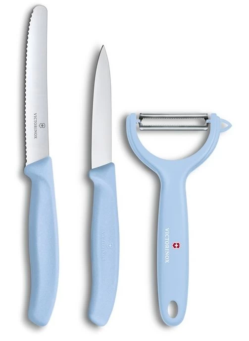 Victorinox Messenset Swiss Classic - Blauw - 3-delig 1 Victorinox Messenset Swiss Classic - Blauw - 3-delig