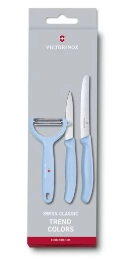 Victorinox Messenset Swiss Classic - Blauw - 3-delig 5 Victorinox Messenset Swiss Classic - Blauw - 3-delig -Keukenbenodigdheden Winkel 7613329141977