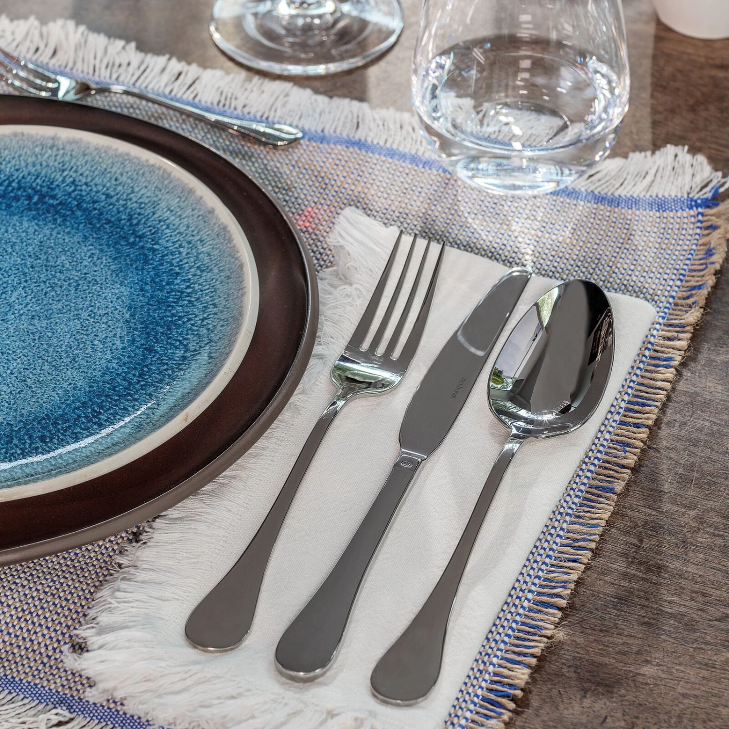 Sambonet Bestekset Bloom - RVS - Monoblock - 24 Delig / 6 Personen 2 Sambonet Bestekset Bloom - RVS - Monoblock - 24 Delig / 6 Personen - Afbeelding 2