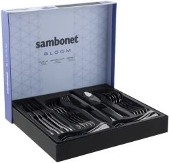 Sambonet Bestekset Bloom - RVS - Monoblock - 24 Delig / 6 Personen 12 Sambonet Bestekset Bloom - RVS - Monoblock - 24 Delig / 6 Personen -Keukenbenodigdheden Winkel 8014808487606 6