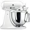 KitchenAid Keukenmachine Artisan - Kantelbare Kop - Wit - 4.8 Liter - 5KSM175PSEWH
