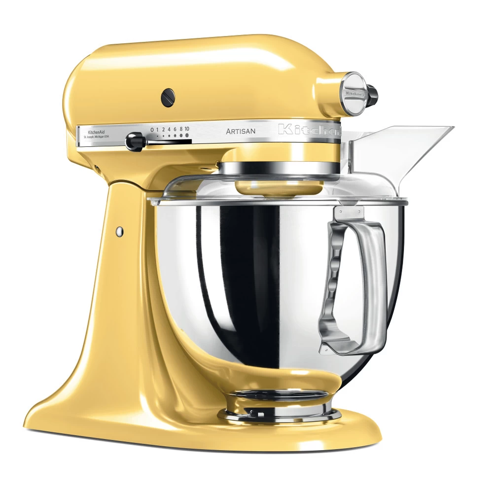 KitchenAid Keukenmachine Artisan - Kantelbare Kop - Pastel Geel - 4.8 Liter - 5KSM175PSEMY 3 KitchenAid Keukenmachine Artisan - Kantelbare Kop - Pastel Geel - 4.8 Liter - 5KSM175PSEMY - Afbeelding 3