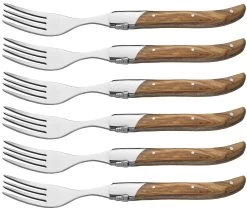 Jay Hill Steakvorken Laguiole - Olijfhout - 6 Stuks 14 Jay Hill Steakvorken Laguiole - Olijfhout - 6 Stuks -Keukenbenodigdheden Winkel 8720364450892 2