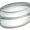 Sareva Ovenschaal Met Deksel - Hittebestendig Glas - Ovaal - 28 X 19 Cm / 4 Liter