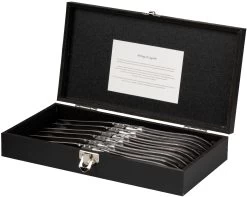 Jay Hill Steakmessen Laguiole - Zwart - 6 Stuks 9 Jay Hill Steakmessen Laguiole - Zwart - 6 Stuks -Keukenbenodigdheden Winkel 8720364453473 6