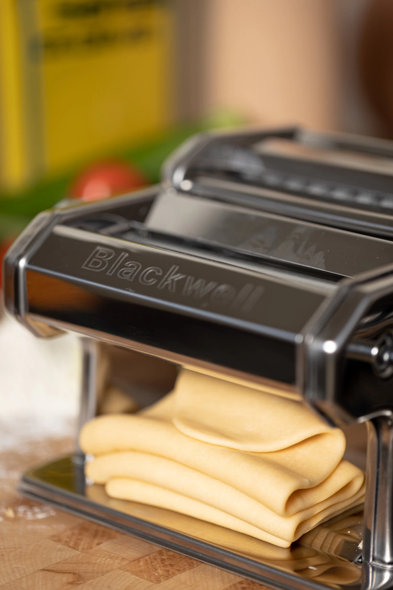 Blackwell Pastamachine Set (met 2 Opzetstukken) - RVS 4 Blackwell Pastamachine Set (met 2 Opzetstukken) - RVS - Afbeelding 4