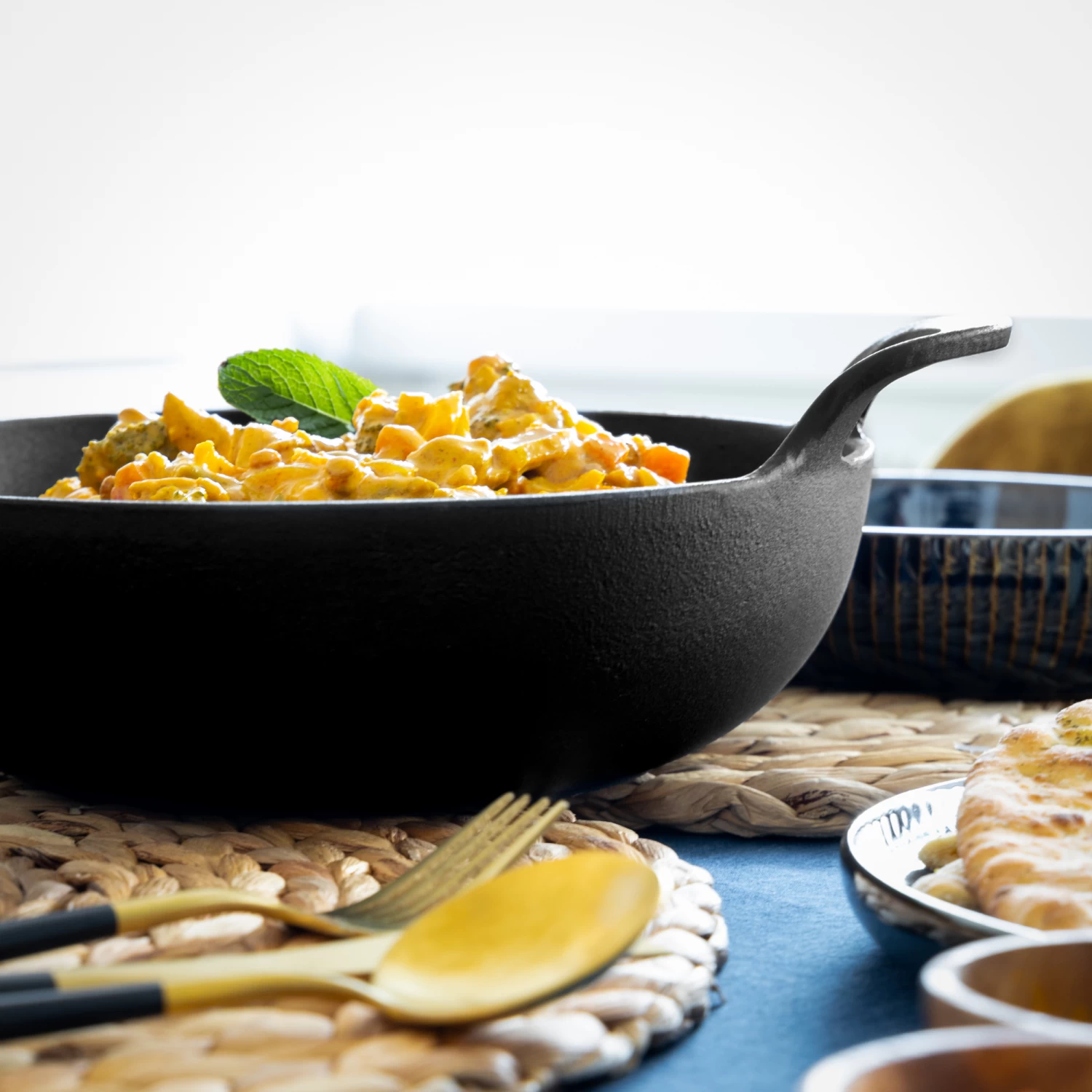 Blackwell Balti Dish - Gietijzer - Zwart - ø 25 Cm / 2.7 Liter 4 Blackwell Balti Dish - Gietijzer - Zwart - ø 25 Cm / 2.7 Liter - Afbeelding 4