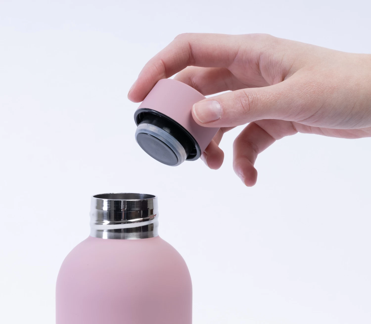 Sareva Thermosfles / Waterfles - Roze - 500 Ml 2 Sareva Thermosfles / Waterfles - Roze - 500 Ml - Afbeelding 2