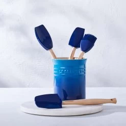 Le Creuset Spatelset - Met Spatelpot - Premium - Azure - 5-delig -Keukenbenodigdheden Winkel 91057001220000 alt3