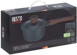 Resto Kitchenware Steelpan Capella - ø 16 Cm / 1.4 Liter - Standaard Anti-aanbaklaag -Keukenbenodigdheden Winkel 93500.4260403579015.ver30