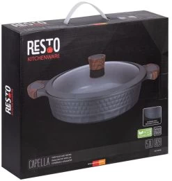 Resto Kitchenware Hapjespan Capella - ø 28 Cm / 4.4 Liter - Standaard Anti-aanbaklaag -Keukenbenodigdheden Winkel 93506.4260403579053.ver30