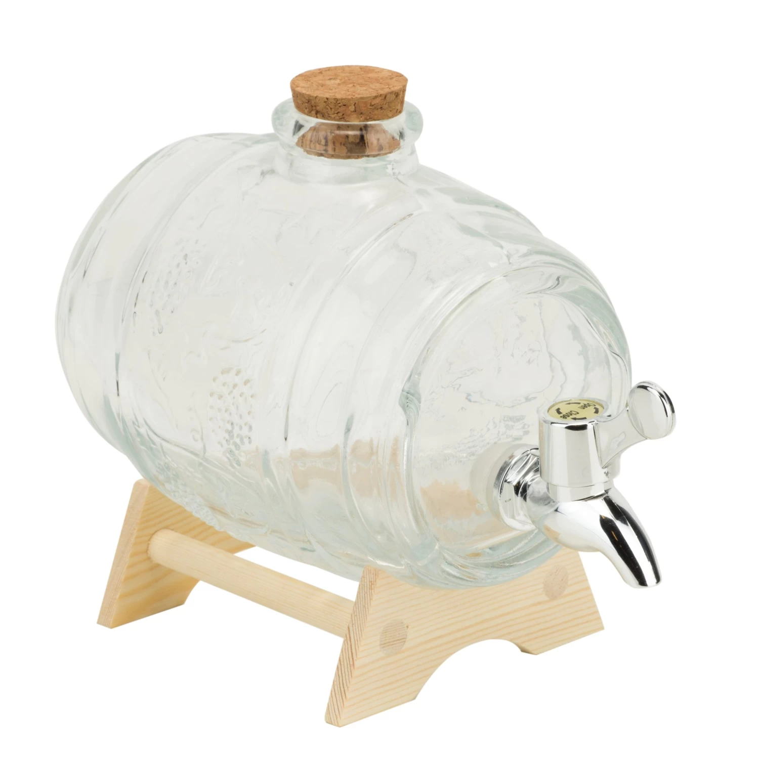 Cosy & Trendy Dispenser Met Houten Staander - 1 Liter 1 Cosy & Trendy Dispenser Met Houten Staander - 1 Liter
