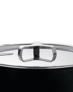 Alessi Pannenset Pots&Pans - AJM100S6 A - Zwart - 4 Delige Set - Door Jasper Morrison -Keukenbenodigdheden Winkel AJM100S6 A 02 1 8b0c50fa 7dd9 4bbe b420 ec0839de36a4