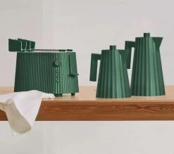 Alessi Citruspers Plissé - Elektrisch - Groen - Michele De Lucchi - MDL07 GR 7 Alessi Citruspers Plissé - Elektrisch - Groen - Michele De Lucchi - MDL07 GR -Keukenbenodigdheden Winkel Alessi Plisse Groen 3