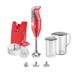 Bamix Staafmixer Set SwissLine - 200 W - Rood