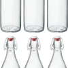 Bormioli Rocco Beugelflessen / Weckflessen Giara - Transparant - 1 Liter - 6 Stuks