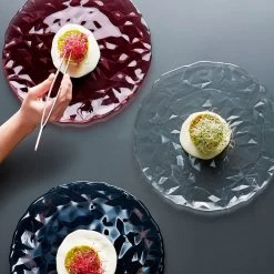 Bormioli Rocco Pizzabord / Onderbord Diamond Transparant ø 33 Cm 6 Bormioli Rocco Pizzabord / Onderbord Diamond Transparant ø 33 Cm -Keukenbenodigdheden Winkel Bormioli Onderbord Diamond Sfeer