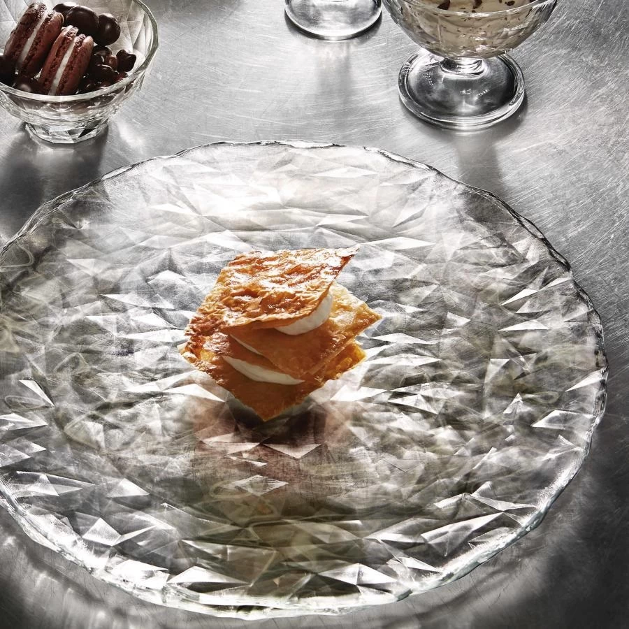 Bormioli Rocco Pizzabord / Onderbord Diamond Transparant ø 33 Cm 4 Bormioli Rocco Pizzabord / Onderbord Diamond Transparant ø 33 Cm - Afbeelding 4