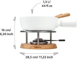 Boska Fondueset - 4 Personen - Wit 11 Boska Fondueset - 4 Personen - Wit -Keukenbenodigdheden Winkel Boska Fondueset 4 personen wit 3