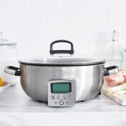 GreenPan Omnicooker - 5.7 Liter - RVS - Keramische Anti-baklaag -Keukenbenodigdheden Winkel CC005284 001 CC005285 001 image2 produlife ecc3de27 433c 451e 9d57 53e936682eb3