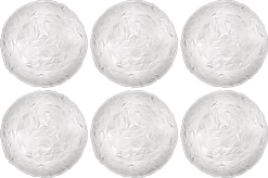 Bormioli Rocco Pizzabord / Onderbord Diamond - Transparant - ø 33 Cm - 6 Stuks