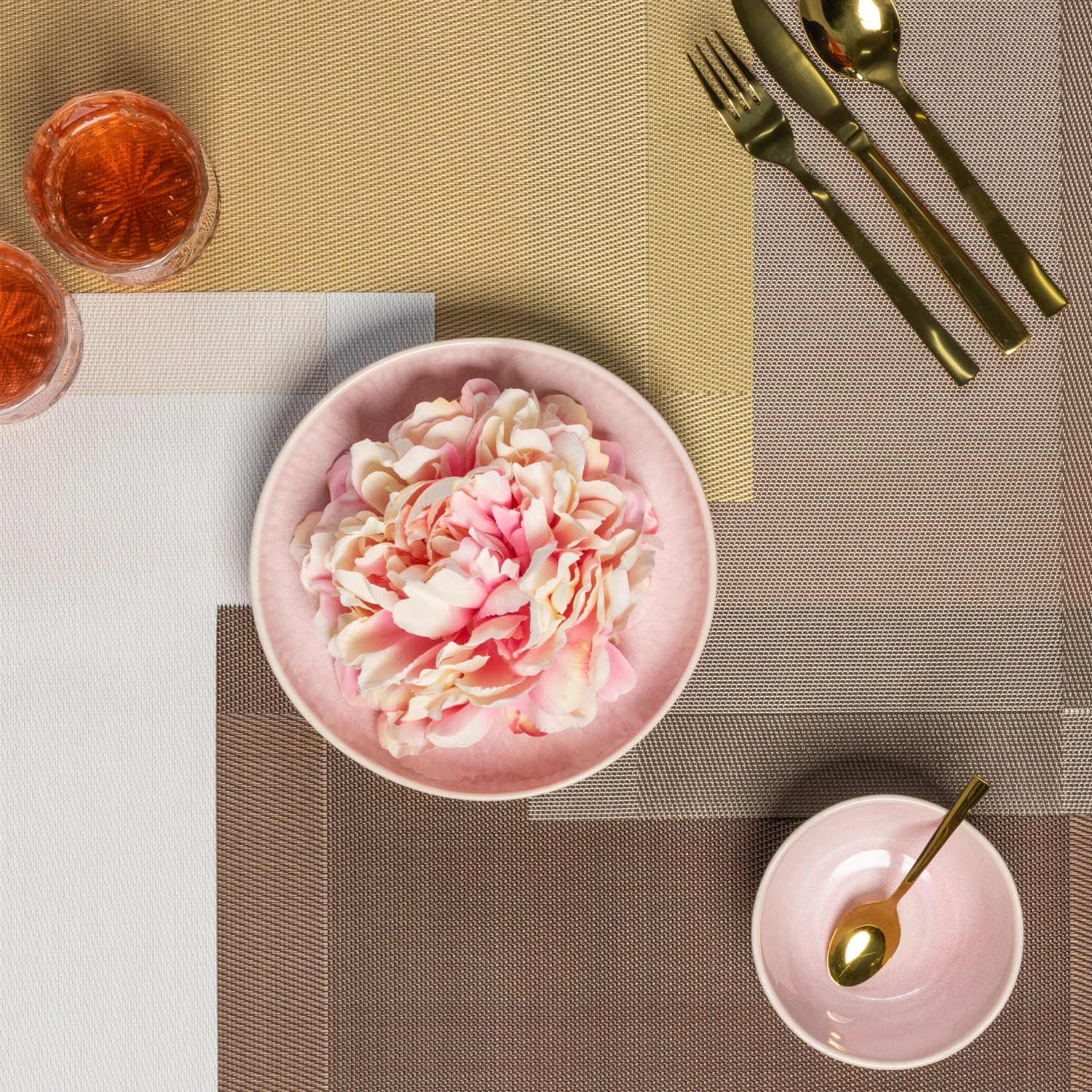 Jay Hill Placemats - Bruin - 45 X 31 Cm - 6 Stuks 2 Jay Hill Placemats - Bruin - 45 X 31 Cm - 6 Stuks - Afbeelding 2