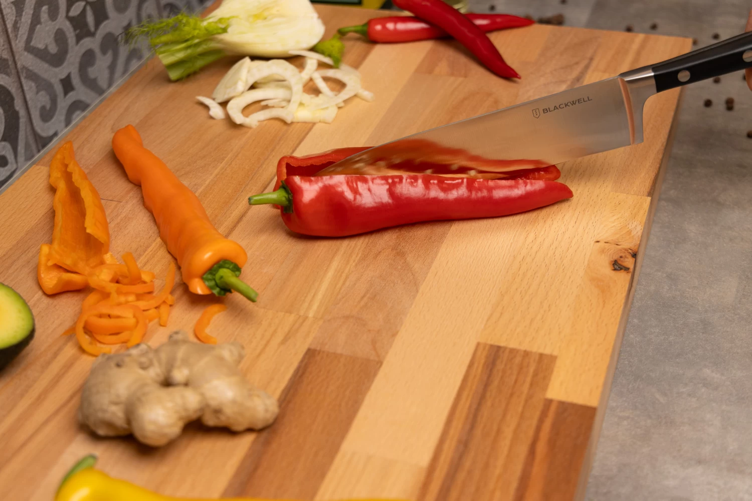 Blackwell Snijplank Hout 60 X 40 X 4 Cm 2 Blackwell Snijplank Hout 60 X 40 X 4 Cm - Afbeelding 2